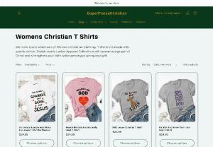 Women Christian Shirts - Superpraise Christian provides the best Jesus Women's Christian T-Shirts,  Jesus sweatshirt for women in the UK. We have a large collection of Christian family ladies T-shirts.