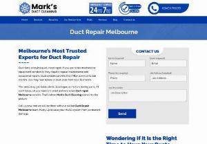 Marks Duct Repair Melbourne | 0345176909 | #1 Ducted Heating Repairs - Need Duct Repair Melbourne? Call Marks Duct Cleaning. We provide professional ducted heating repair and cleaning services in Melbourne.