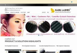 Silk eyelash extensions manufacturer,  Mink eyelash extensions supplier-Babil lashes - Babil Eyelash Extensions Factory is one of leading wholesale eyelash extensions manufacturers and best silk/mink eyelash extensions wholesale suppliers in China.