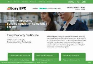 Energy Performance Certificates - Get an energy performance certificate (EPC) for property owners. Easy EPC are the UK market leaders specialising in providing Energy Performance Certificate.