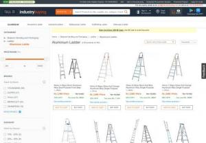 
  Aluminium Ladder - Buy Aluminium Ladder Online in India at Best Price
 - Buy Aluminium Ladder Online at best price in India. Huge range of Aluminium Ladder Online at Industrybuying.com. ✔ Wholesale Price ✔ Free Shipping ✔ COD