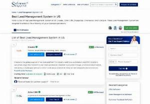Lead management system - List of lead management software for Complete sales activities,  see detailed company and contact records and view communication history in one place so you can manage leads without the hassle.