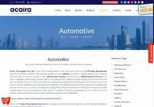 Screenshot of Acaira Technologies: Automotive Software Solutions & SEO Services