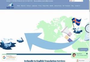Icelandic To English - NordicTrans translation services agency is the largest operating translation company in the whole region of Northern Europe,  which specializes in the Nordic and/or Scandinavian languages such as the Icelandic to English translation services.