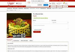 Fruit basket cake online in Hyderabad - Buy fruit Basket cakes online and make it a grand celebration with a tinge of sweetness and love with these cakes.