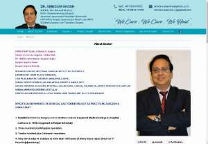 Best Gastroenterologist In India - Dr. Arindam Ghosh is one of the best Gastro surgeon in India. Dr. Arindam Ghosh is all inclusive eminent surgeon. He had built up first super specialist GI surgery unit in DMCH Ludhiana. He is having biggest experience of advanced laparoscopic digestive cancer in North India.