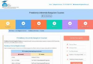 Presidency University Bangalore Courses | Presidency University MBA | Presidency College BBA - Presidency University Bangalore offers several undergraduate and post graduate courses. Check out Presidency University Course details, Admission Process, Reviews, placements & Presidency University Admission helpline – 9743277777