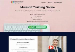 200% MuleSoft Training 🎓 | Learn MuleSoft Online | Tutorial Videos - MuleSoft Training,  SVR Technologies offers online & Corporate Classes with Free Live Demo,  We cover all modules and practical session in Training. SVR Provide Tutorial Videos Scenario based interview Questions. Guidance for Certification,  Jobs & Salaries in USA,  UK,  Canada,  India,  London etc.