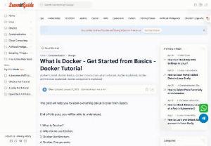 What is Docker - Get Started from Basics - Docker Tutorial - Docker is a opensource platform tool designed to manage the containers,  which allow us to build the application in a container with required libraries,  binaries,  dependencies to run the application,  ship the container and run anywhere.