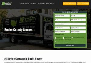 Suburban Solutions Moving Bucks County - Moving and Storage Warminster | Junk Removal | Movers Southampton | Long Distance Movers | Movers and Packers | Best Moving Company Bucks County We are a fully insured and licensed full service Local and Long Distance Moving Company in the Greater Philadelphia Area. We can handle all phases of your move or relocation,  whether it be local or a long distance move in Bucks County. We service packing,  moving and junk removal in Langhorne,  Newtown,  Lansdale,  NE Philly and beyond. We are your Bes