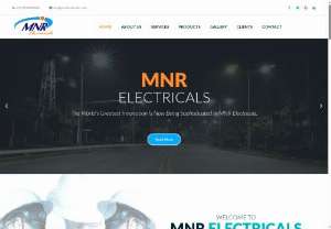 Electrical Control Panel Manufacturers - M N R Electricals, an Indian manufacturer of electrical control panels, GI/MS cable trays/ducts, and automatic power factor control panels serving Bangalore, Mumbai, and Delhi.