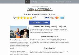 Chandler Towing Service - We provide a variety of roadside services to the community. Remember,  we are available 24/7 and will answer your call. We care about the safety of our Phoenix,  AZ residents and want to offer you a towing company you can rely on and trust.