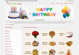 Send Birthday Gifts to Delhi - Cake is the best surprise for anyone you can send online cake to Delhi at the best price with Delhionlinegifts and sow your love and care to your loved one.