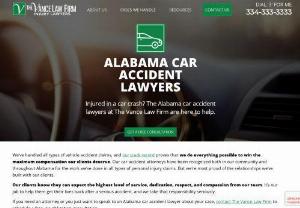 Montgomery Car Accident Lawyer - The Vance Law Firm is a team of experts and knowledgeable lawyers who have experience of handling legal matters. They offer top-notch services to the client and also suggest alternative options regarding their case.