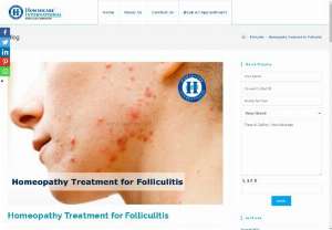 Natural therapy Folliculities problems - Folliculitis can also be induced due to risk factors like chemical substances. We have to avoid the harsh chemicals. Homeopathy is the safe way to treat the problems of the skin and also provide the good results. Contact Homeocare International for constitutional Homeopathy services. It wont any side effects.
