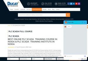Plc scada training - Ducat provides best plc scada training. PLC SCADA training is a major popularity in the group of students seeking a professional position in the automation industry. It is attaining popularity soon and its growth now is tremendous. Inside couple of years it will reach to crest,  so student set your self up with plc mechanization preparing.