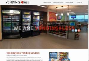Vending services with modern vending machines,  Micro Markets,  Coffee services,  Vending repairs | Vending4less - Vending Machines supplier for Toronto and Ontario and surrounding areas. We have a variety of new vending machines to choose from,  new vending machines,  used vending machines & amp; combos for them smaller area's where the larger machines will not fit. We offer full line coffee service,  from drop cup to brewer table top machines.