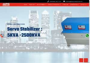 Servo Stabilizer, Manufacturers of Servo Voltage Stabilizer India - Apex Power Systems is one of India's leading manufacturers and suppliers of Servo Voltage Stabilizer. Call Now to get your FREE quote.