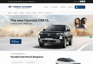 Hyundai Creta on road price in Bangalore - Buy a new SUV Hyundai creta from Trident Hyundai dealer in Bangalore. Visit our showroom grab the creta offers & discounts,  specifications,  images,  mileage,  colours.