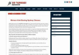 Women Kickboxing Sydney | Dos Taekwondo - Kickboxing Classes for Men - Dos Taekwondo offers the best Women Kickboxing Sydney classes,  it is a good way to burn excess fat and convert them to energy. Visit us online today