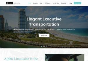 Limousine Service Tampa FL - Tampa Limo Service & chauffeured transportation. Alpha Limousine provides corporate/executive limousine services and leisure limousine rentals in Tampa Bay area.