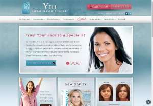 Yeh Facial Plastic Surgery - Dr. Cory Yeh,  M.D. Is an Ivy League,  expertly trained Double Board Certified Surgeon who specializes in Facial Plastic and Reconstructive Surgery. Our office is dedicated to complete aesthetic rejuvenation of the face to produce the most beautiful,  natural results.
