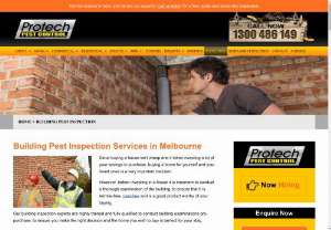 Building Pest Inspection - Protech Pest Control is one of the best building pest inspection and control services in Melbourne.