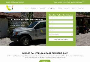California Coast Builders,  Inc. - California Coast Builders,  Inc. Is a San Diego Full-service B General Contractor specializing in Solar Installation,  Remodeling,  Windows,  and COOLWALL.  Address: 2204 Garnet Ave. #204 San Diego,  CA 92109  Phone: 858-750-2777