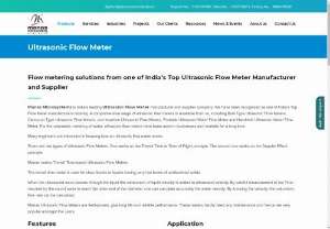 Ultrasonic Flow Meter | Manas Microsystems Pvt. Ltd. - An ultrasonic flow meter are used for measures the velocity of a fluid with ultrasound to calculate volume flow. We have the wide range of Bulk Type Ultrasonic flow meter,  Clamp on Type Ultrasonic flow meter and Insertion Ultrasonic flow meter.