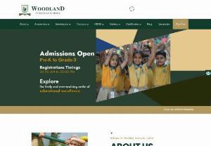 Woodlandoverseas School - At Woodland we aim to create a happy,  secure and caring learning environment in which all children are valued equally,  encouraged to talk confidently and relate to each other and their environment in a caring way.