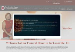 Funerals by TS Warden - A Quality Jacksonville Funeral Home. It's not unusual to feel lost and alone after losing a loved one. Our Jacksonville funeral home provides grief support programs that can help you through this difficult time.