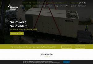 Total Energy Solutions - Generator Company - Total Energy Solutions is a quality generator sales and generator service company that understands the services and products required in the power generation market.