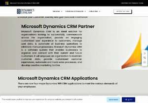 Microsoft Dynamics UAE,  Microsoft Dynamics CRM Dubai - Bring CRM and ERP capabilities together with Microsoft Dynamics 365 business intelligent applications that help to run your business end to end in the cloud. CRM Dubai,  UAE,  CRM Software Dubai,  CRM Software for Healthcare,  Retail & Manufacturing in Dubai,  UAE,  Middle East.