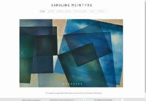 Caroline McIntyre - French artist living in Sydney. Caroline McIntyre paints Abstract Art on canvas and on paper. Her work focuses on colours and simplified forms.