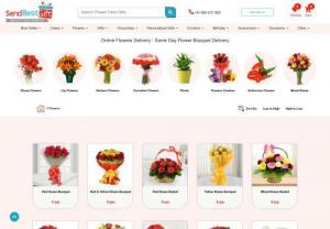 Send Flowers to India - SendBestGift has a best collection of flowers like red roses,  pink roses,  gerbera,  carnation,  orchid etc. If you want to send flowers to India at affordable price,  then place an order from this website and get attractive discount on your order. They also provide same day & midnight flower delivery in all over India.