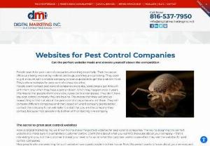 Websites for Pest Control Companies - Here at Digital Marketing Inc. We know how to make the perfect websites for pest control companies. The key to designing the perfect website is to make sure it is completely customer centric. Don't think about what you want to showcase about your company - that is interesting to you,  not the customer. Instead you need to focus on what the customer wants to see when they visit the websites for pest control companies.