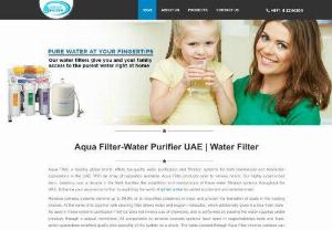 Aqua Filter-Water Purifier | Water Filter & Water Purifier Equipment Supplier in UAE - EcoLife-Water Purifier working hard for purification of water in UAE we have well professional team to serve our client. We provide water purifier,  water filter & RO equipments in UAE.