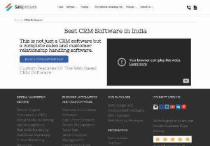 Best CRM Software in India - This is not just a CRM software but a complete sales and customer relationship handling software. The Best Web Based CRM Software For Small Business in India. For more information about Online CRM Software Benefits and Online Customer Support CRM Software please Call us at: +91 9156044824