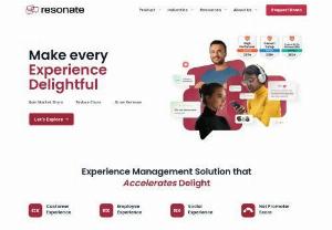 Experience Management Software Sydney - Resonate Solutions the Australia's leading Customer Experience Management Software Company in Sydney. Our Customer Experience software makes it easy to monitor,  respond & improve every key moment along the customer journey. Request a demo today!