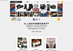 Illeathercraft - At IL leathercraft you will find a selection of unique handmade designs which include leather jewellery and accessories,  festival fashion,  bohemian jewelry,  Native American Indian jewelry,  gypsy style jewellery,  bone jewelry,  we make leather hat bands,  bags,  pouches,  earrings,  chokers,  necklaces,  bracelets etc. We design and make all our items,  based in Birmingham England.