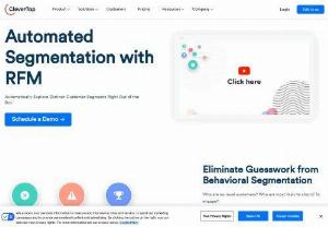 RFM: Automate User Segmentation | CleverTap - Automatically create user segments based on real-time app activity,  from champions to hibernating users,  and get tailored engagement strategies for each segment.