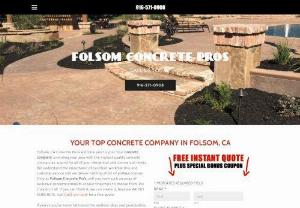 Best Concrete Contractors in Folsom, CA - Professional, affordable, residential and Commercial Concrete services in Folsom, California. Call (916) 571-0908 for a free estimate.