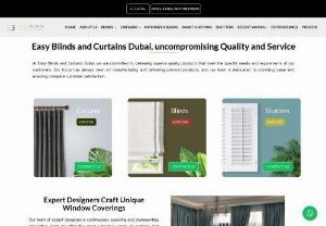 Window Curtains - We offer a range of quality,  made-to-measure curtains in Dubai. Contact Easy Blinds today for a quote from one of the UAE's leading curtain suppliers.