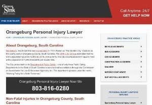 Orangeburg Personal Injury Lawyers | George Sink, P.A. Injury Lawyers - Contact an Orangeburg personal injury lawyer from George Sink, P.A. Injury Lawyers right away for your free case evaluation. We have helped over 40,000 injured South Carolinians!