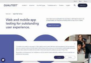 Mobile App Testing Services - QualiTest's Mobile Testing service is equipped with mobile testing labs,  mobile test automation and managed crowd testing to ensure maximum test coverage in minimum time. Get end-to-end mobile application testing process for each device on multiple platforms and browser to determine the user experience and usability. Learn more