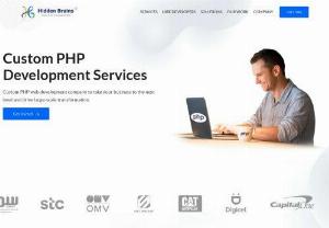 PHP Development Company India,  USA | PHP Web Application Development Services - Leading PHP Development Company in India,  USA - Hidden Brains offers custom PHP Web Application Development Services. Our PHP developers India build Web Portals,  eCommerce website,  web applications,  shopping cart development and many more.