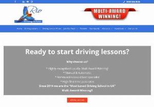 Rio Driving School - Driving Lessons in Walsall & Cannock - Rio Driving School is a multi award-winning Driving School in Walsall,  Cannock,  Lichfield Sutton Coldfield & surrounding. First 5 driving lessons only 80!