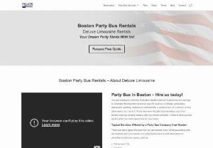 Boston Party Bus Rentals | Limousine Services | Party Bus Boston - Party Bus Rentals for every luxury event: weddings,  bachelorette,  birthday,  prom,  concerts,  corporate events. Party Bus Rentals in Boston,  request a free quote.