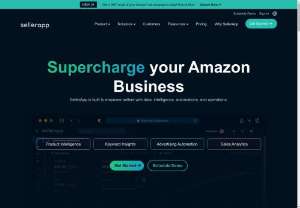 SellerApp - Supercharge your Amazon Sales - SellerApp - Data Analytics Platform for your Amazon success with features like Product Research,  Competitor Lookup,  Keyword Research and Tracking,  PPC optimization and more! Get started with a FREE 7 day trial.