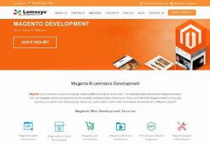 Call for Hire Magento Development Company in India - Are you looking Magento ecommerce development services in India? Hire Lemosys magento development company, we are team of certified Magento developer that is highly dedicated for any kind of ecommerce development for online store?
